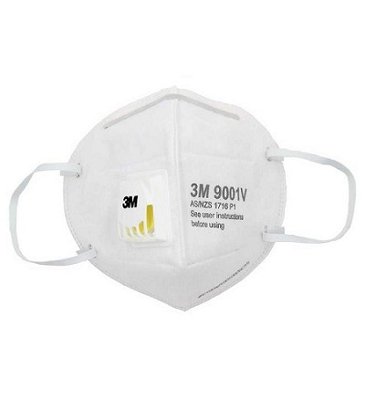 3M 9001V P1 折合帶閥口罩